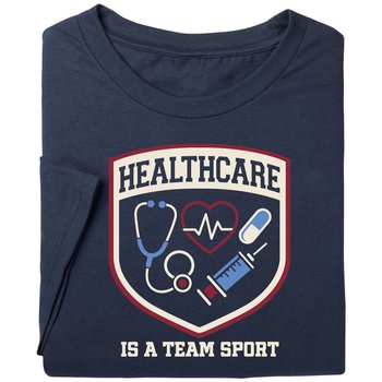 Healthcare Is a Team Sport Unisex Short-Sleeved T-Shirt from Positive Promotions