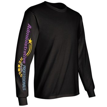Administrative Professionals: Behind the Scenes Heroes Unisex Long-Sleeved T-Shirt from Positive Promotions