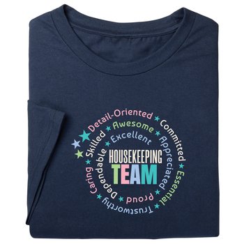 Housekeeping Team Short Sleeve T-Shirt from Positive Promotions