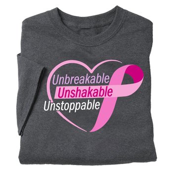 Unbreakable, Unshakable, Unstoppable Unisex T-Shirt from Positive Promotions