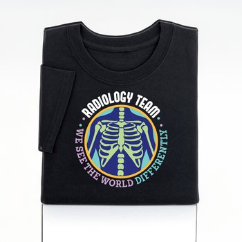 Radiology Team We See The World Differently-Short Sleeve T-shirt from Positive Promotions