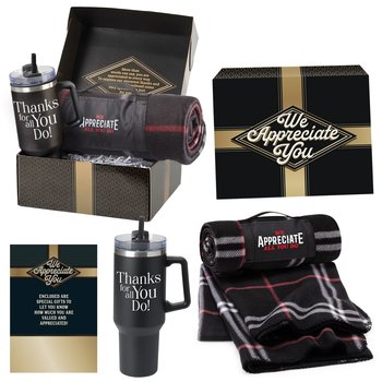 We Appreciate You Employee Care Kit With Fremont Tumbler from Positive Promotions