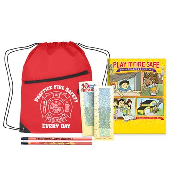 Fire Safety Backpack Value Kit from Positive Promotions