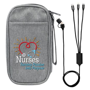 Nurses: Turning Passion Into Purpose On-the-Go Tech Gift Set from Positive Promotions