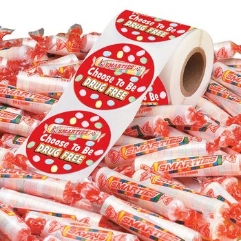 Smarties® Choose To Be Drug Free 400-Piece Theme Kit from Positive Promotions