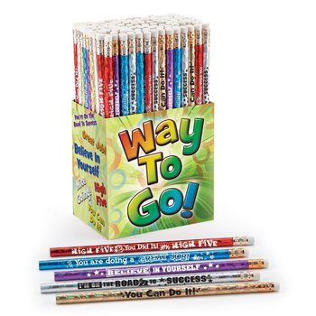 Way To Go! Assorted Pencil Collection - Box of 150 from Positive Promotions