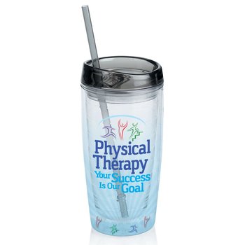 Physical Therapy Your Success Is Our Goal 16-oz. Double-Wall Acrylic Tumbler With Straw from Positive Promotions
