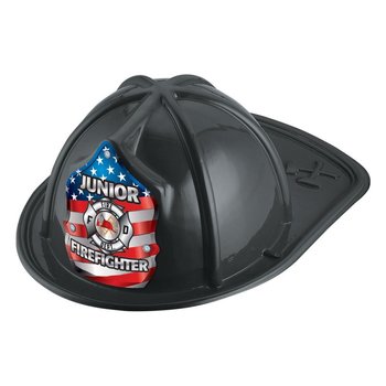 Black Patriotic Junior Firefighter Hat from Positive Promotions