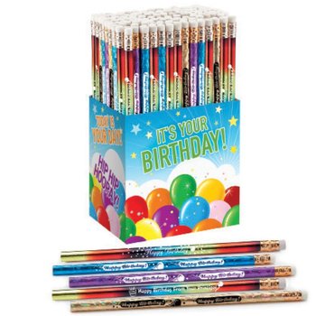 It's Your Birthday! Assorted Pencil Collection - Box of 150 from Positive Promotions