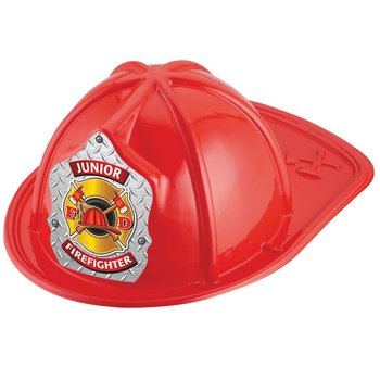 Red Junior Firefighter Maltese Cross Fire Hat from Positive Promotions