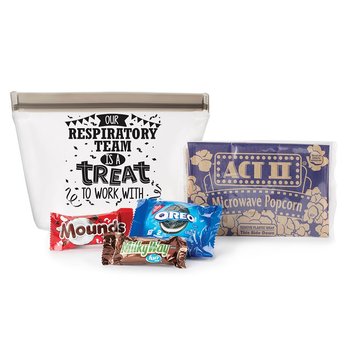 Our Respiratory Team Is A Treat To Work With Reusable Food Storage Bag With Treats from Positive Promotions