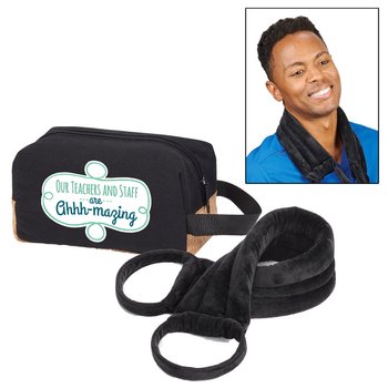 Our Teachers And Staff Are Ahhh-mazing Hot & Cold Calming Neck & Shoulder Wrap Gift Set from Positive Promotions