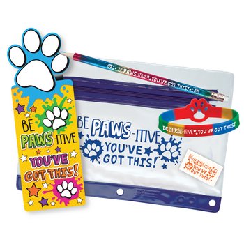 Be PAWS-itive; You've Got This Test Prep Pencil Pouch from Positive Promotions