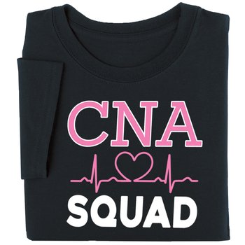 CNA Squad Unisex Short-Sleeved T-Shirt in Gift Box from Positive Promotions