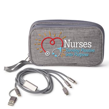 Nurses: Turning Passion Into Purpose On-the-Go Tech Gift Set from Positive Promotions