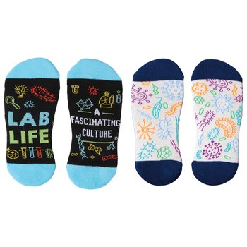 Medical Laboratory Professionals 2-Pack Ankle Socks from Positive Promotions