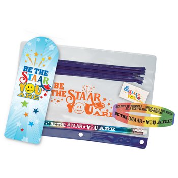 Be the STAAR You Are Test Prep Pencil Pouch Kit from Positive Promotions