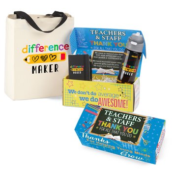 Teacher & Staff Difference Maker Boxed Gift Set from Positive Promotions