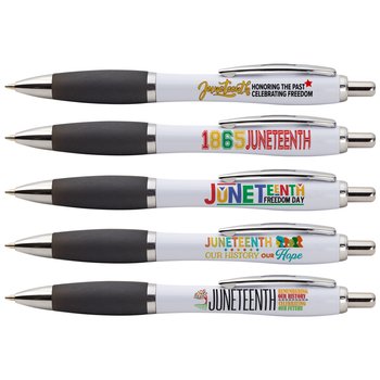 Juneteenth Satin Pen Assortment Pack from Positive Promotions