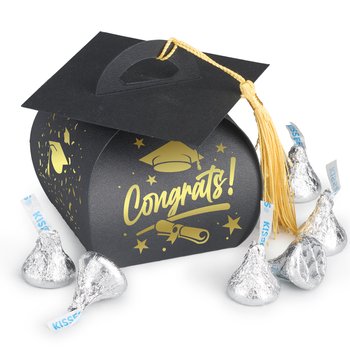 Congrats! Graduation Cap Hershey's® Treat Box from Positive Promotions