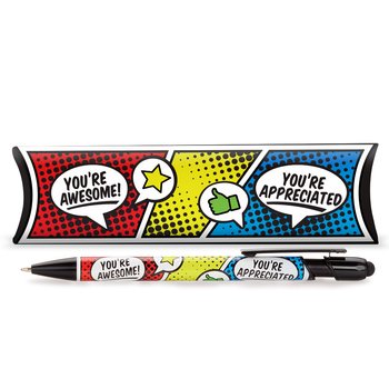 You're Awesome! You're Appreciated Metal Stylus Pen from Positive Promotions