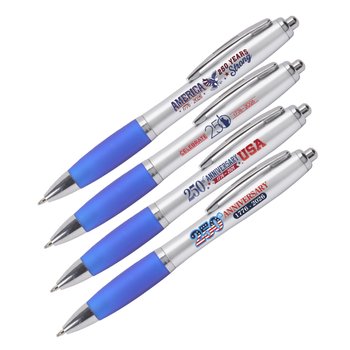 USA Satin Pen Assortment - Pack of 10 from Positive Promotions