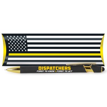 Dispatchers: First to Know, First to Act Ultimate Soft-Touch Metal Stylus Pen from Positive Promotions