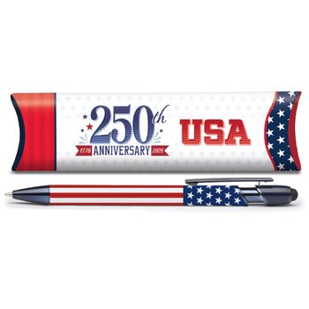 American Flag Metal Stylus Pen from Positive Promotions