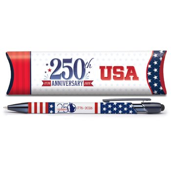 USA 250th Anniversary Statue of Liberty Metal Stylus Pen from Positive Promotions
