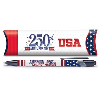 USA 250th Anniversary Eagle Metal Stylus Pen from Positive Promotions