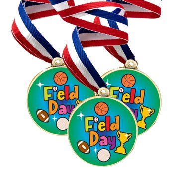 Field Day Medallion Classroom Pack - Pack of 25 from Positive Promotions