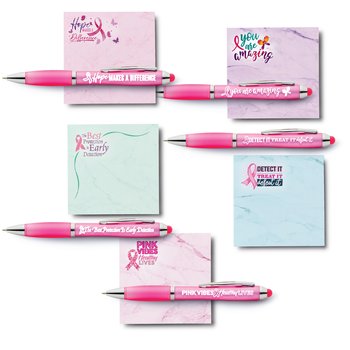 Stylus Pen & Sticky Pad Assortment Pack from Positive Promotions