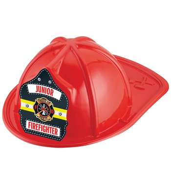 Red Junior Firefighter Proud To Serve Firefighter Hat from Positive Promotions