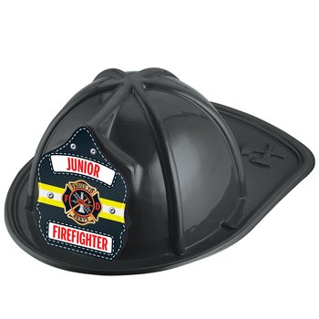 Black Junior Firefighter Proud To Serve Firefighter Hat from Positive Promotions