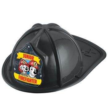 Black Junior Firefighter Dalmatians Firefighter Hat from Positive Promotions