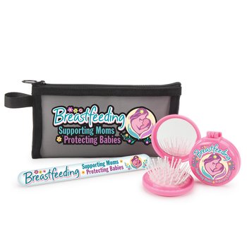 Breastfeeding: Supporting Moms, Protecting Babies Pouch Gift Set from Positive Promotions