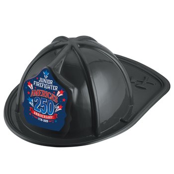 Black America's 250th Anniversary Junior Firefighter Fire Hat from Positive Promotions