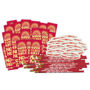 Good Vibes Only: No Bullies, No Drugs 300-Piece Theme Kit from Positive Promotions