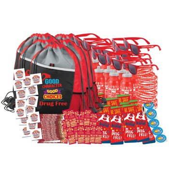 Super Deluxe 650-Piece Red Ribbon Kit from Positive Promotions
