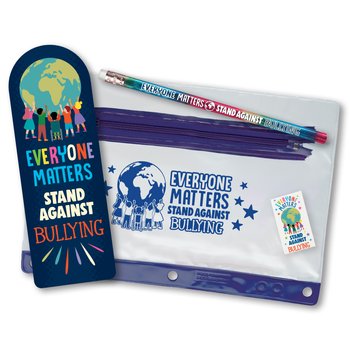 Everyone Matters: Stand Against Bullying Die-Cut Bookmark - Pack of 25 from Positive Promotions
