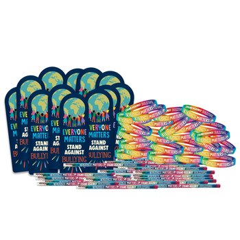 Everyone Matters: Stand Against Bullying 150-Piece Theme Kit from Positive Promotions