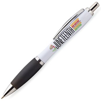 Juneteenth: Remembering Our History, Celebrating Our Future Satin Pen - Pack of 10 from Positive Promotions