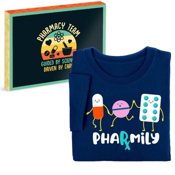 Pharmily Unisex Short-Sleeved T-Shirt In Gift Box from Positive Promotions