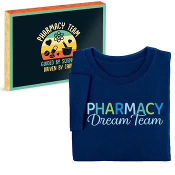 Pharmacy Dream Team Unisex Short-Sleeved T-Shirt In Gift Box from Positive Promotions