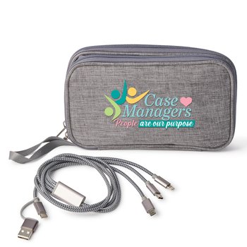 Case Managers: People Are Our Purpose On-The-Go Tech Gift Set from Positive Promotions