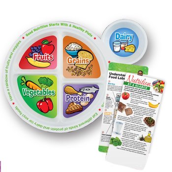 Adult Portion Meal Plate With Glancer (English) from Positive Promotions