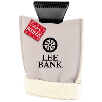 Deluxe Ice Scraper Mitt With Holiday Gift Card - Personalization Available from Positive Promotions
