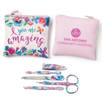 You Are Amazing 5-Piece Manicure Set - One-Color Personalization Available from Positive Promotions