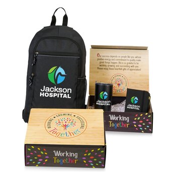 Working, Growing, Succeeding Together Employee Care Kit - Full Personalization Available from Positive Promotions