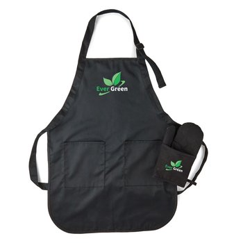 Apron & Oven Mitt Gift Set - Personalization Available from Positive Promotions